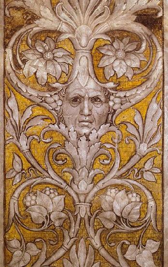 Grotesque self-portrait, Andrea Mantegna